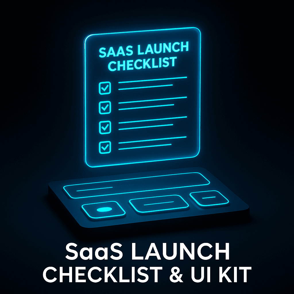 SaaS Launch Checklist & UI Kit